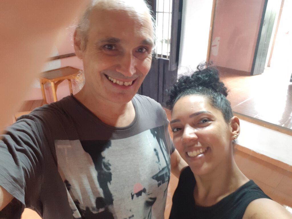 Daynerys meine Salsalehrerin in Havanna